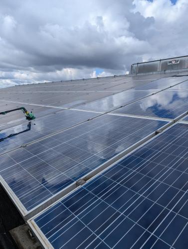 Nettoyage panneaux photovoltaïques